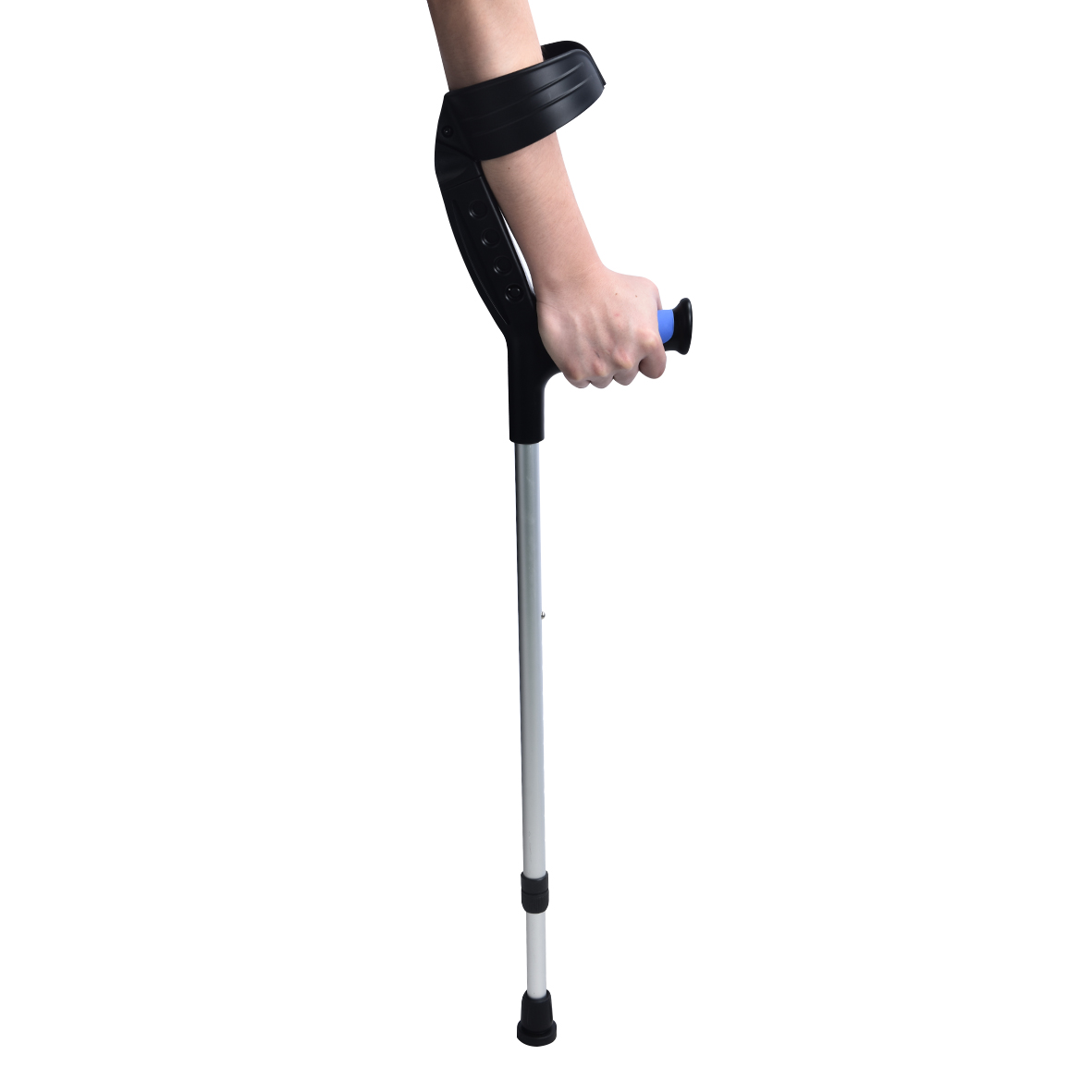KDB Series Adjustable Forearm Crutch with Reflectors | OEM Factory - Image 2