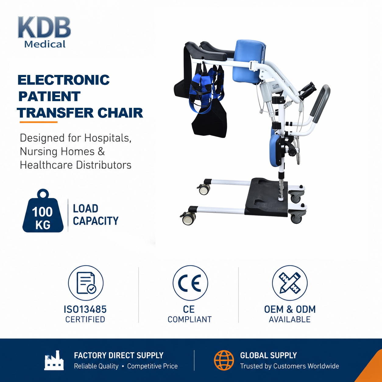 KDB Series Electric Patient Transfer Lift Chair | Wholesale
