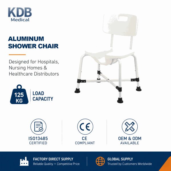 KDB Series Height Adjustable U-Shaped Shower Chair | OEM Factory