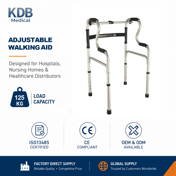 KDB Series Adjustable Double-Curve Walker | Wholesale