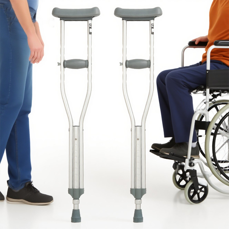 KDB Series Adjustable Aluminum Axillary Crutch | OEM Factory - Image 2
