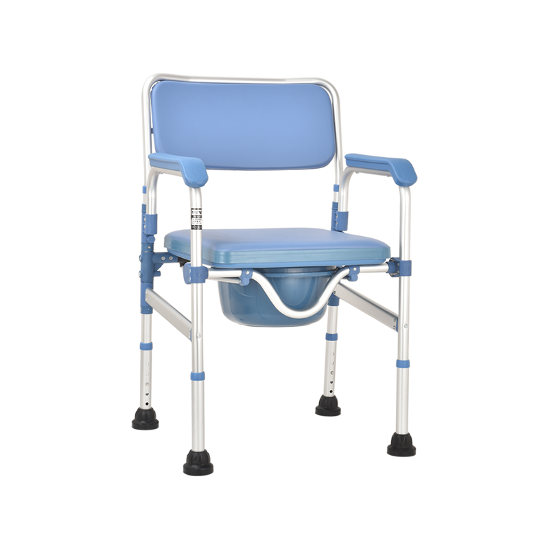 KDB Series Adjustable Commode Chair with Large Foot Pads | OEM Factory - Image 2