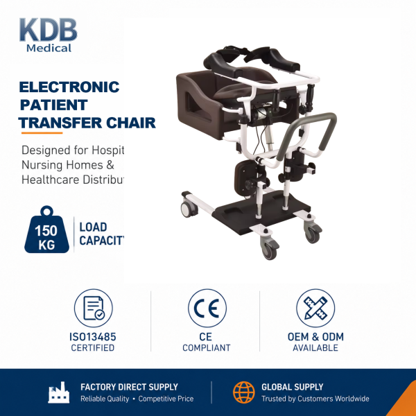 KDB Series Electric Patient Transfer Chair 150kg Capacity | OEM Factory
