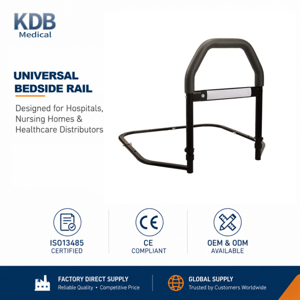 KDB Series Adjustable Bedside Handrail with Night Light | Wholesale