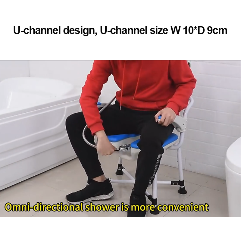 KDB Series Adjustable Shower Chair with EVA Padded Seat | OEM Factory - Image 3