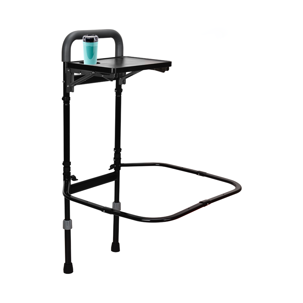 KDB Series Bedside Safety Rail with Foldable Table Tray | OEM Factory - Image 3