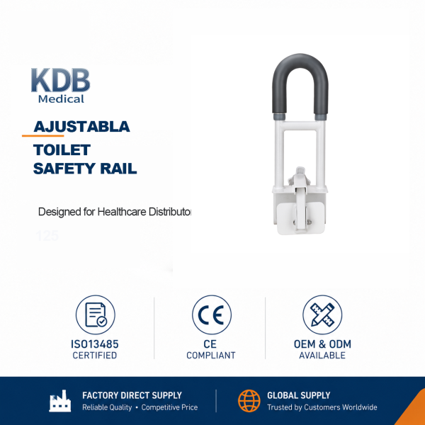 KDB Series Adjustable Bathtub Grab Bar with Iron Frame | OEM Factory