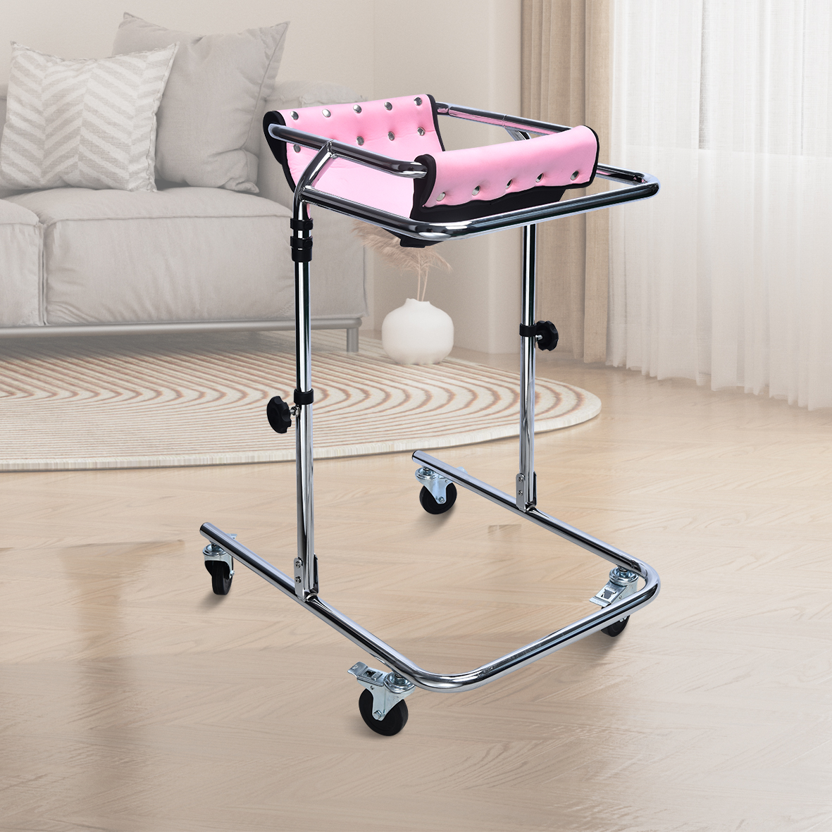 KDB914E-A01 Children’s Aluminum Walking Trainer with Seat | Wholesale - Image 2