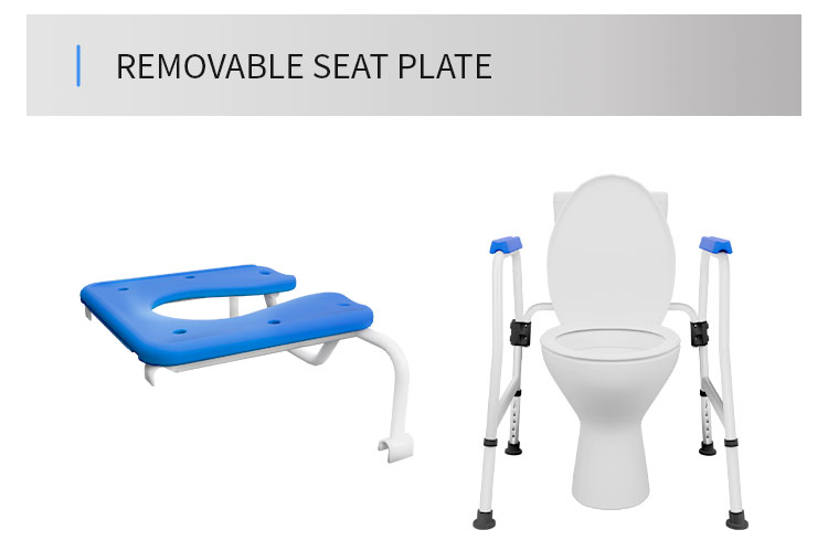 KDB603A 3-in-1 Adjustable Aluminum Commode Chair | Wholesale - Image 2