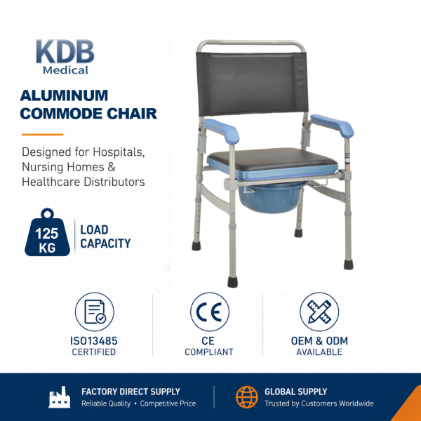 KDB632A Adjustable Height Commode Chair | Wholesale