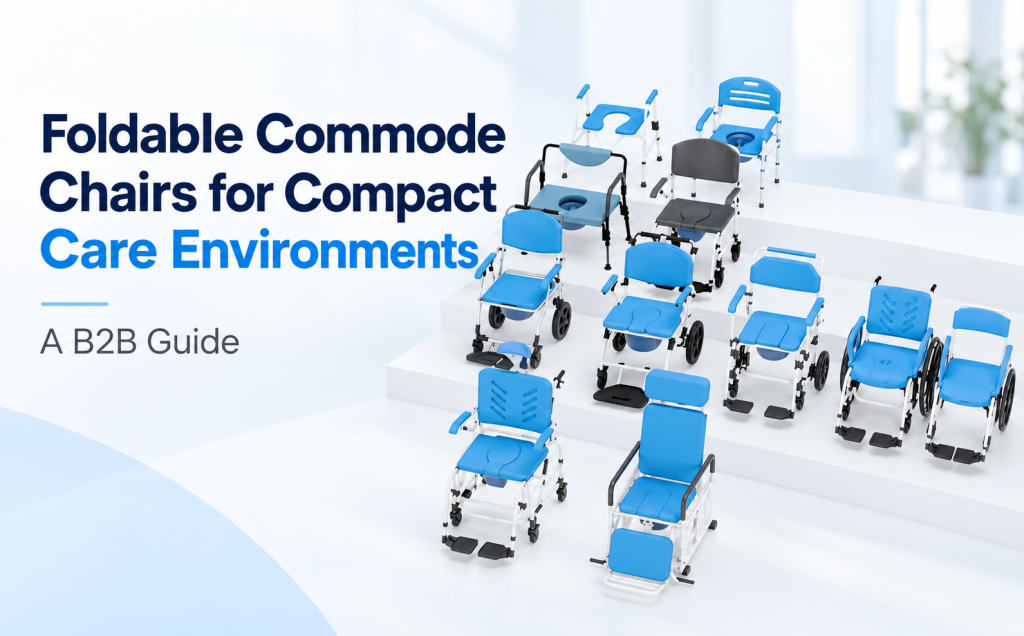 Foldable Commode Chairs Designed for Compact Living and Professional Care