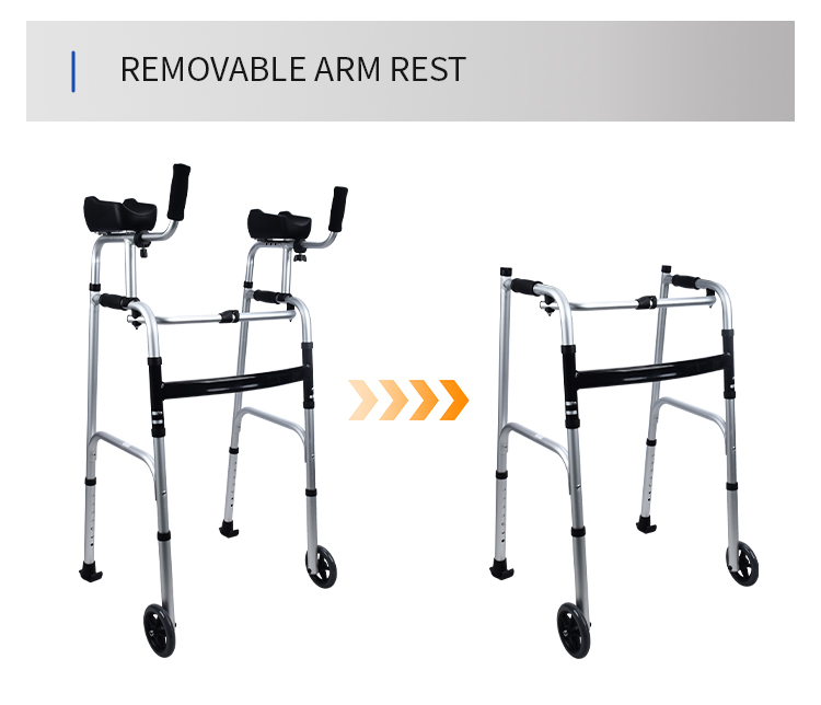 KDB916B-A01 Arm Support Rollator Walker | OEM Factory - Image 3