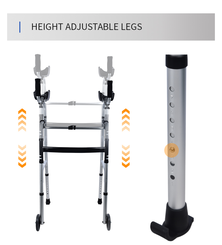 KDB916B-A01 Arm Support Rollator Walker | OEM Factory - Image 4