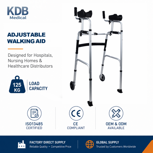 KDB916B-A01 Arm Support Rollator Walker | OEM Factory