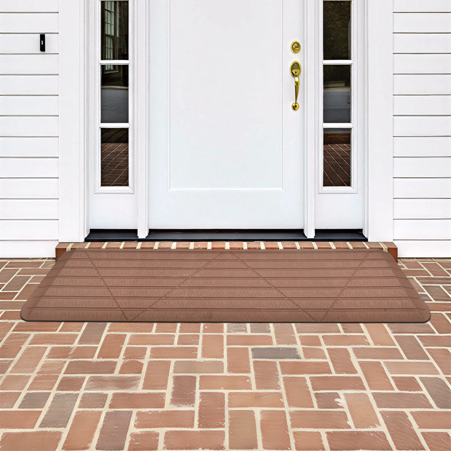 KDB Series TPR Threshold Ramp for Wheelchairs and Mobility Aids | OEM Factory - Image 2
