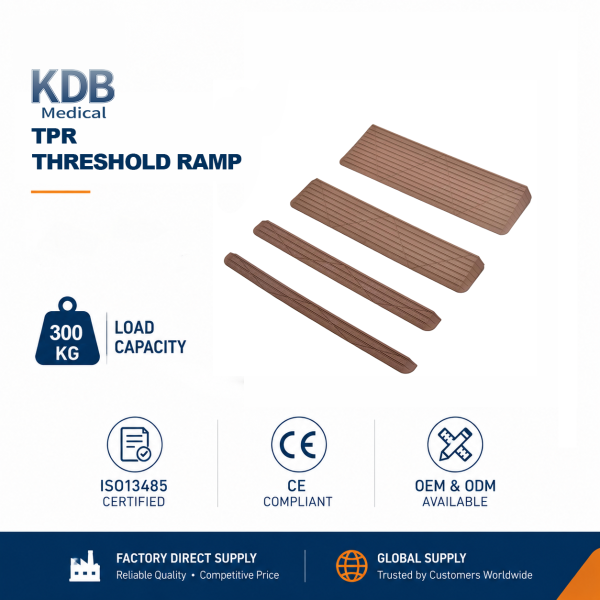 KDB Series TPR Threshold Ramp for Wheelchairs and Mobility Aids | OEM Factory
